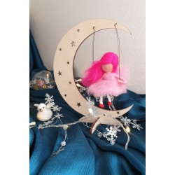 Decoratiune Luna cu suport